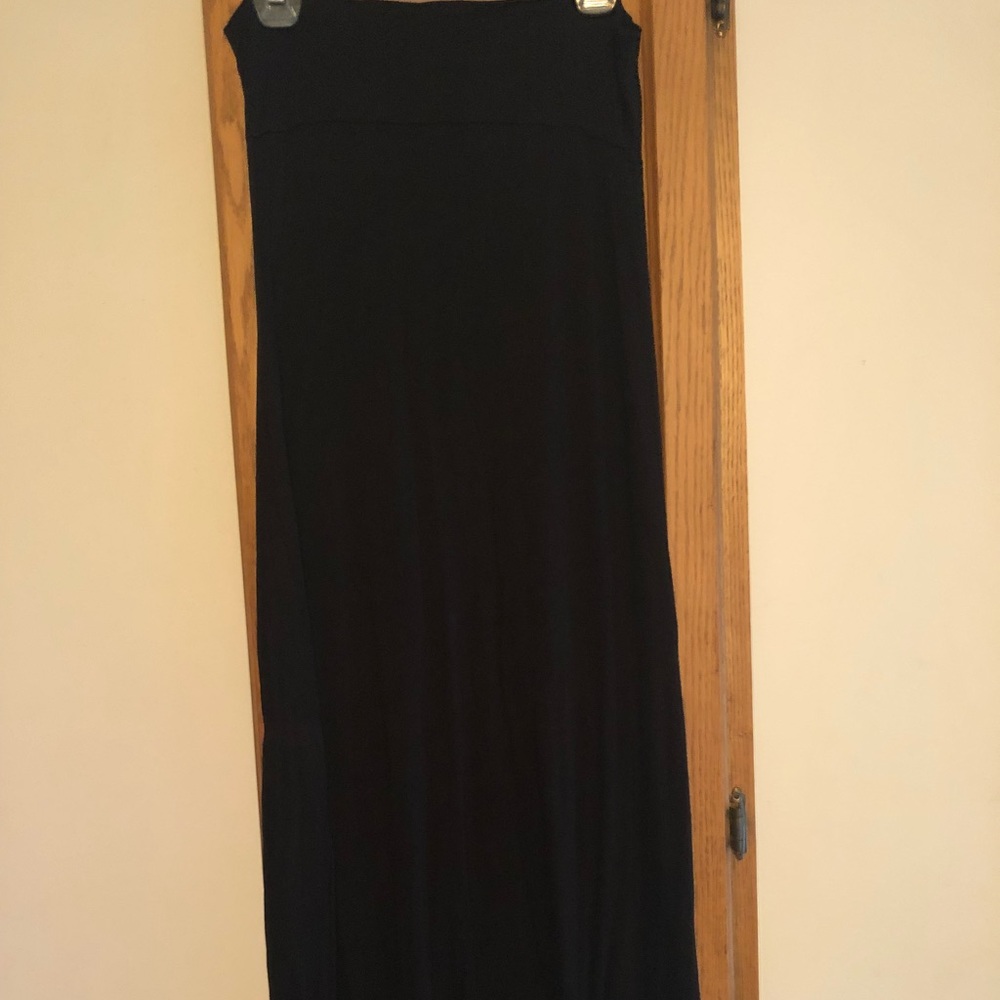 Black maxi skirt